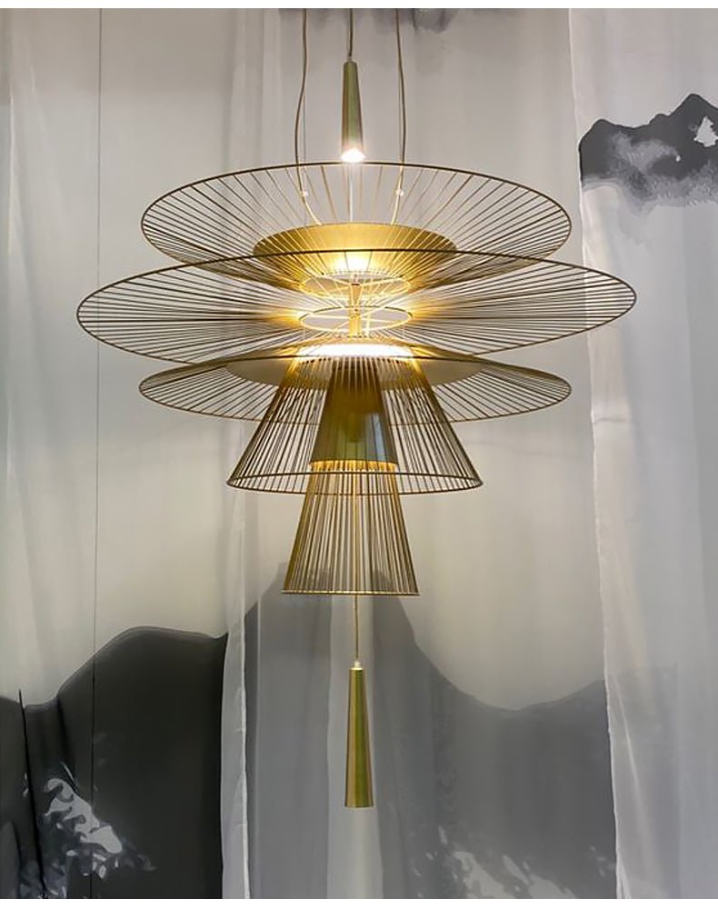 Golden Radiance Chandelier - Vakkerlight