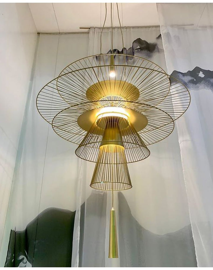 Golden Radiance Chandelier - Vakkerlight