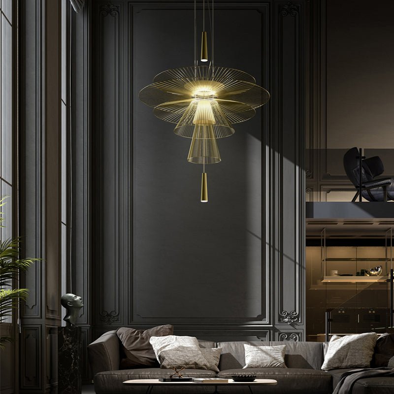Golden Radiance Chandelier - Vakkerlight