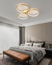 Golden Rings Ceiling Light - Vakkerlight