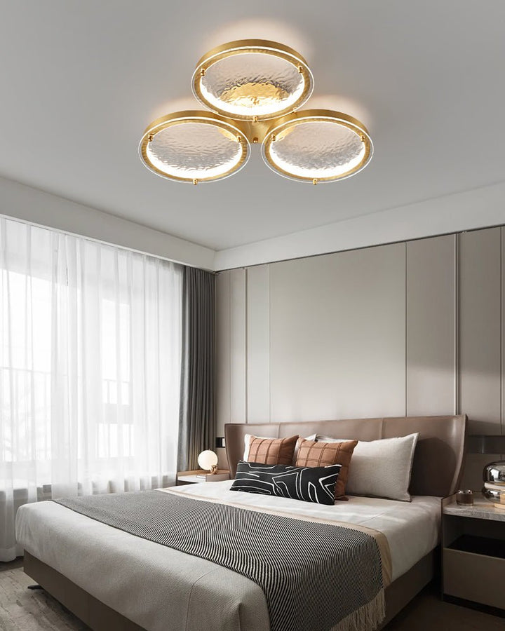 Golden Rings Ceiling Light - Vakkerlight