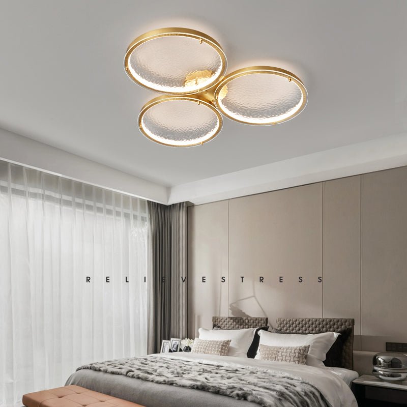 Golden Rings Ceiling Light - Vakkerlight