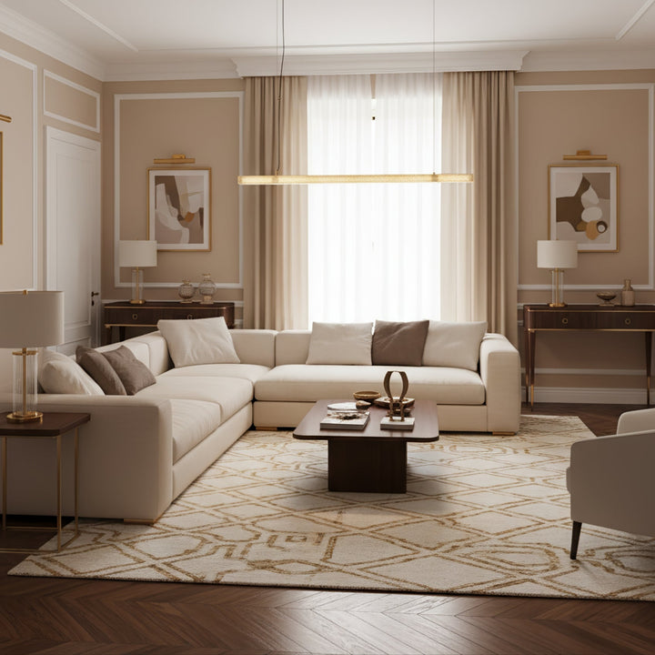 Golden Veil Linear Pendant Lamp - Vakkerlight