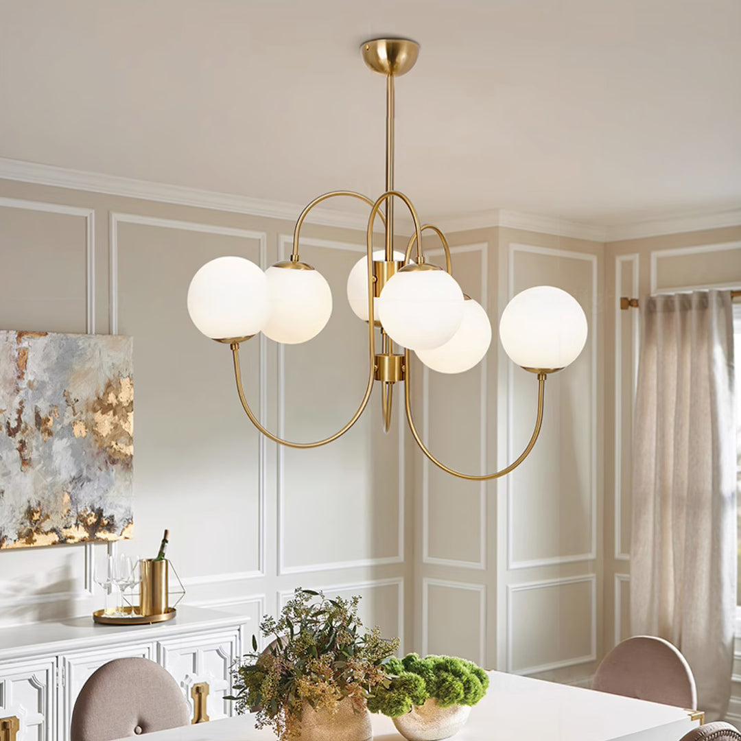 Gooseneck Chandelier