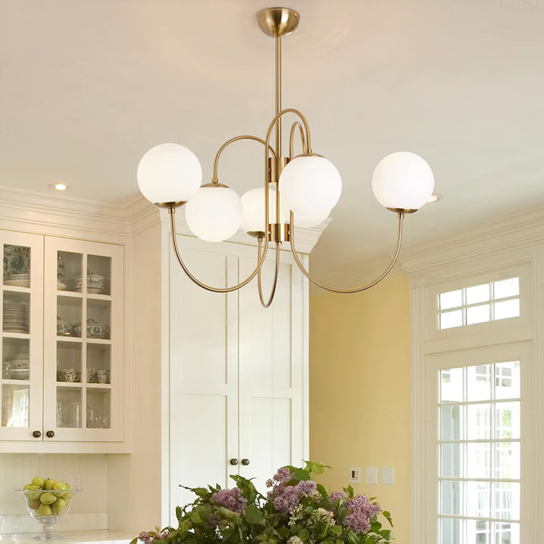 Gooseneck Chandelier