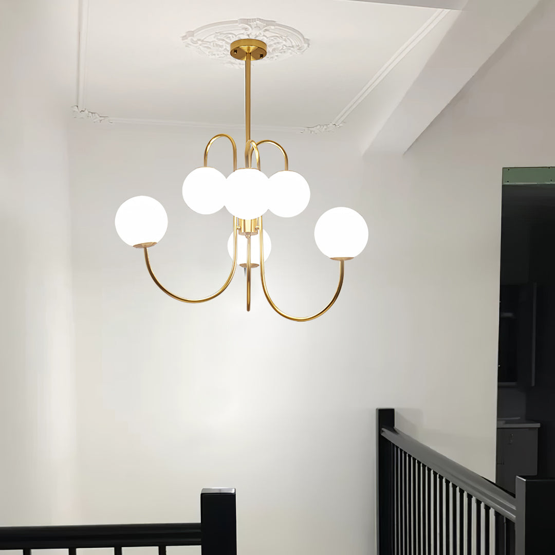 Gooseneck Chandelier