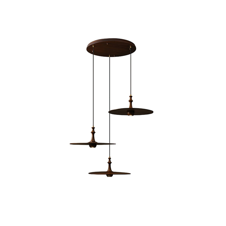 Spindle Disc Pendant Lamp - Vakkerlight