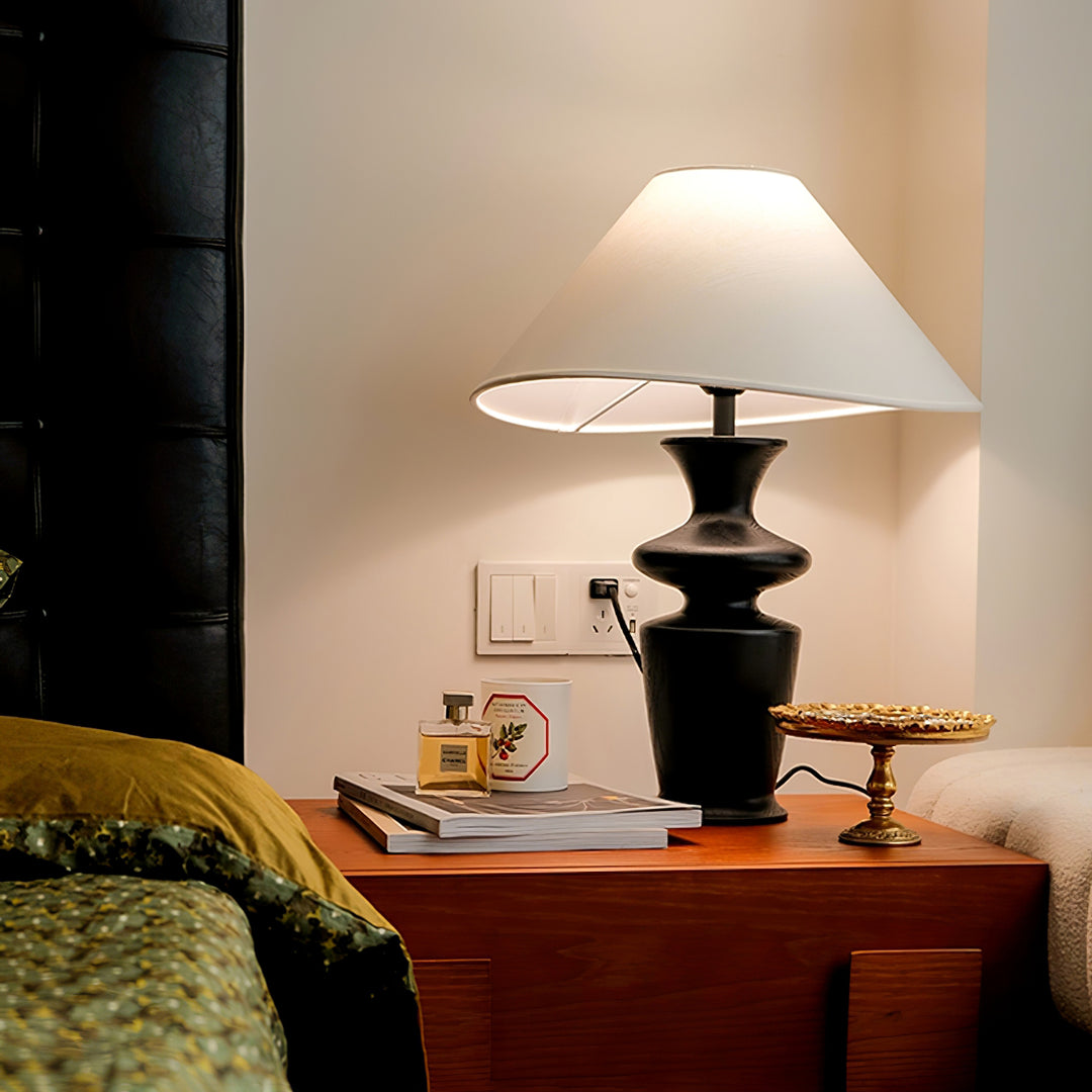 Grace Wood Table Lamp