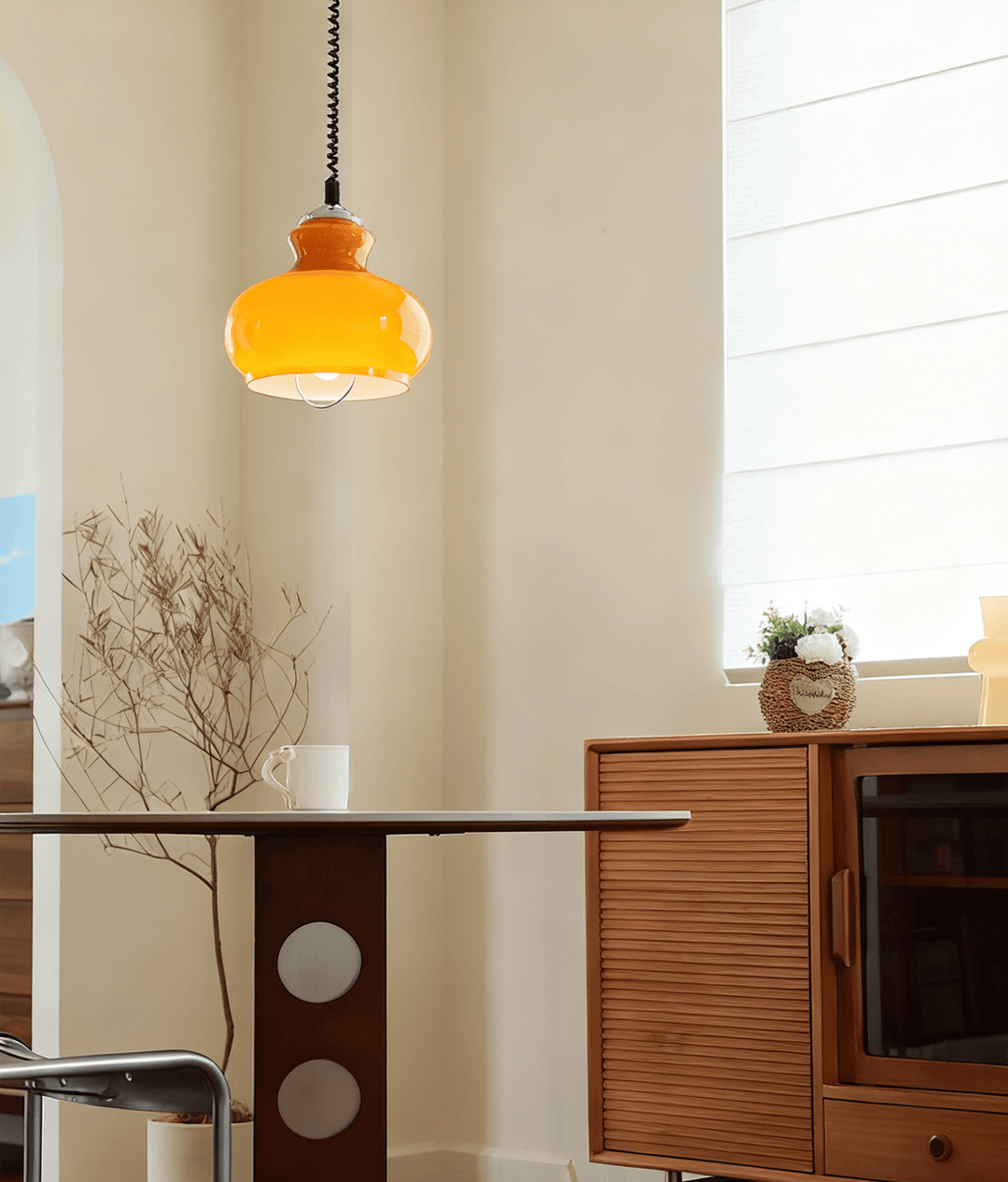 Gradient Glass Coil Pendant Light - Vakkerlight