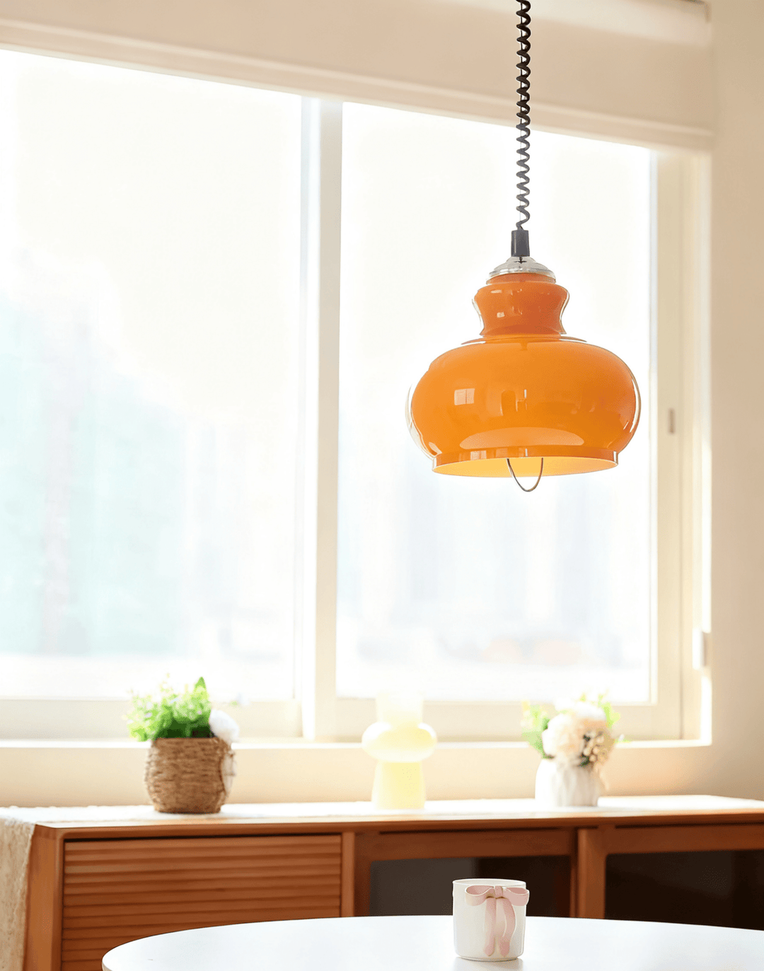 Gradient Glass Coil Pendant Light - Vakkerlight