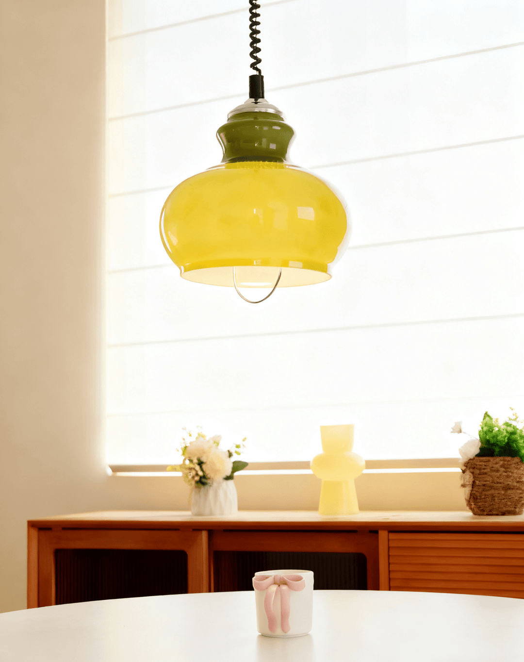 Gradient Glass Coil Pendant Light - Vakkerlight