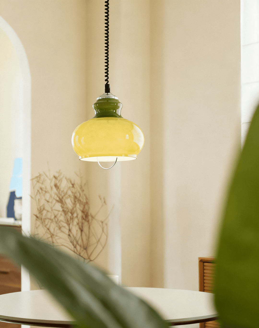 Gradient Glass Coil Pendant Light - Vakkerlight