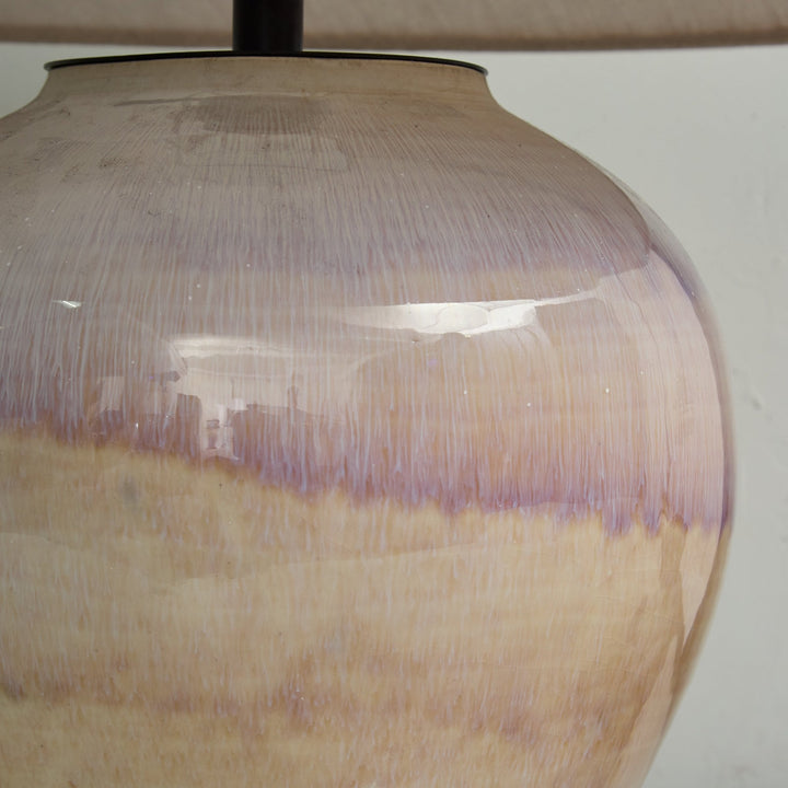 Gradient Hued Ceramic Jar Table Lamp - Vakkerlight