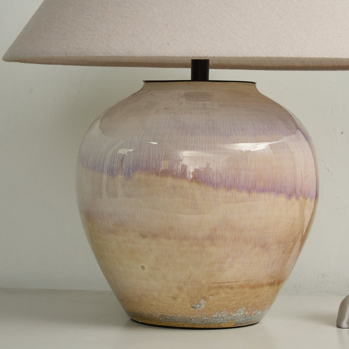 Gradient Hued Ceramic Jar Table Lamp - Vakkerlight