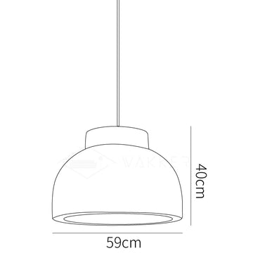 Suspension Grain — Plans cotés 1