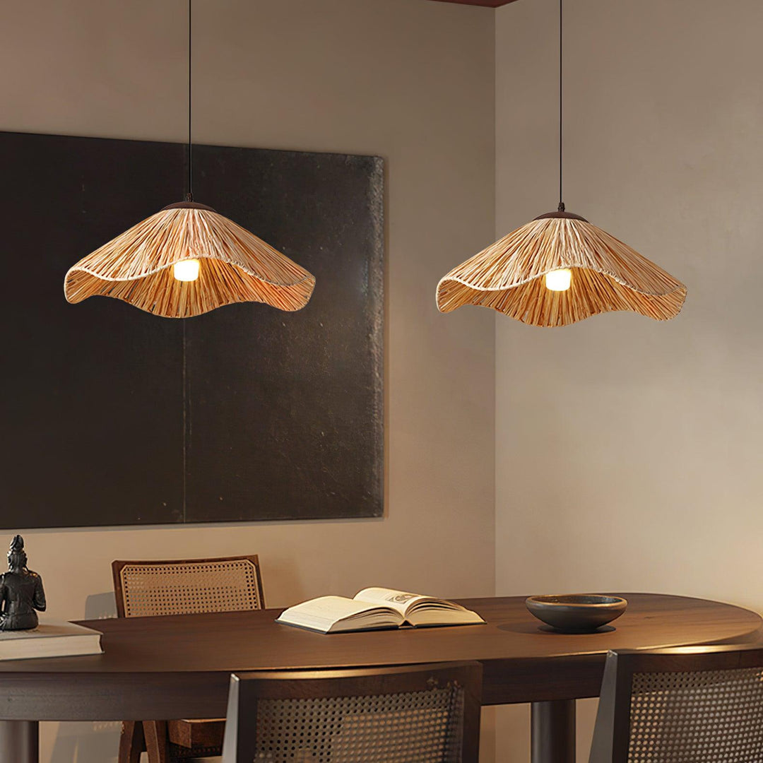 Straw Weaving Pendant Lamp - Vakkerlight