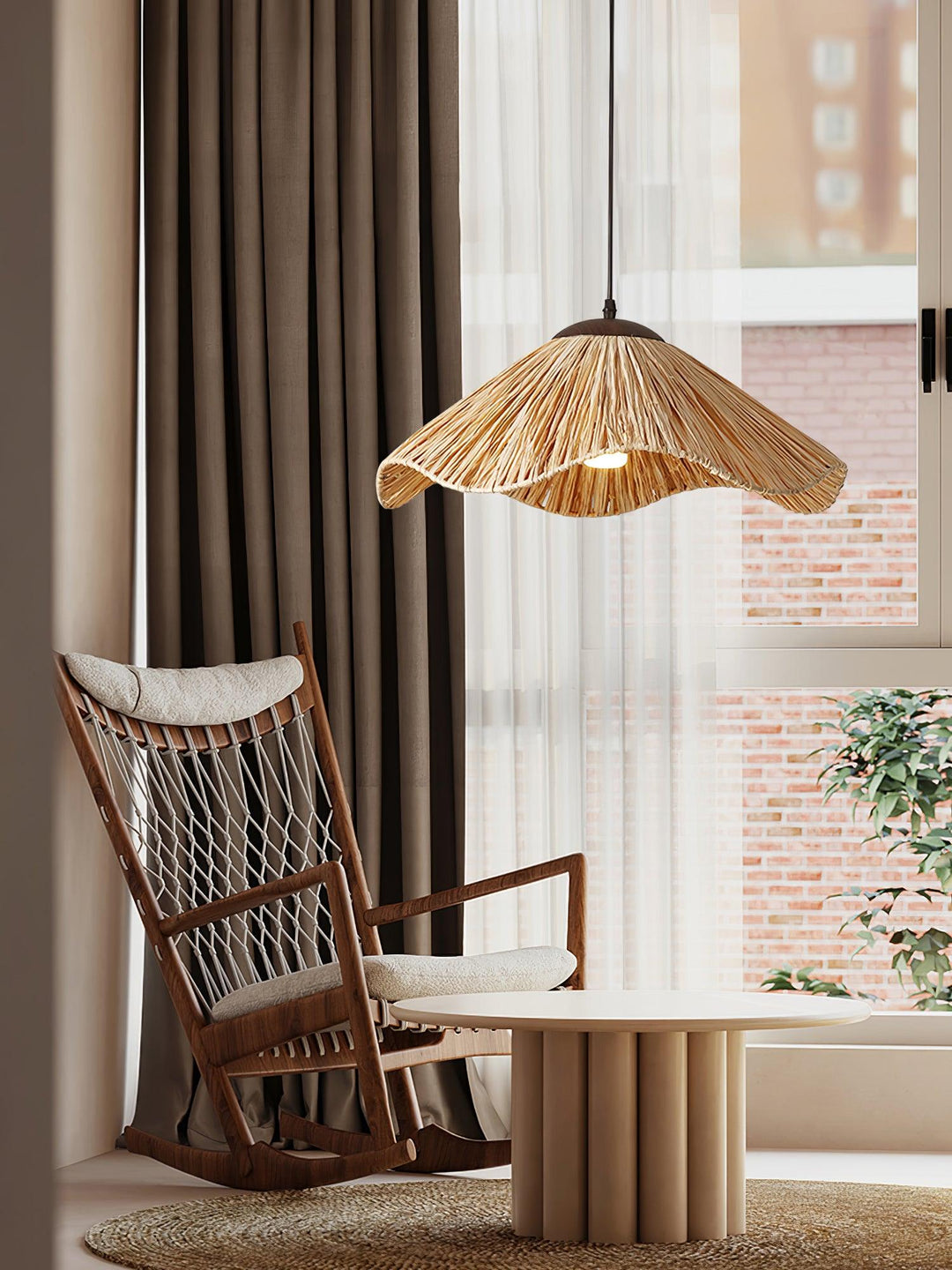 Straw Weaving Pendant Lamp - Vakkerlight