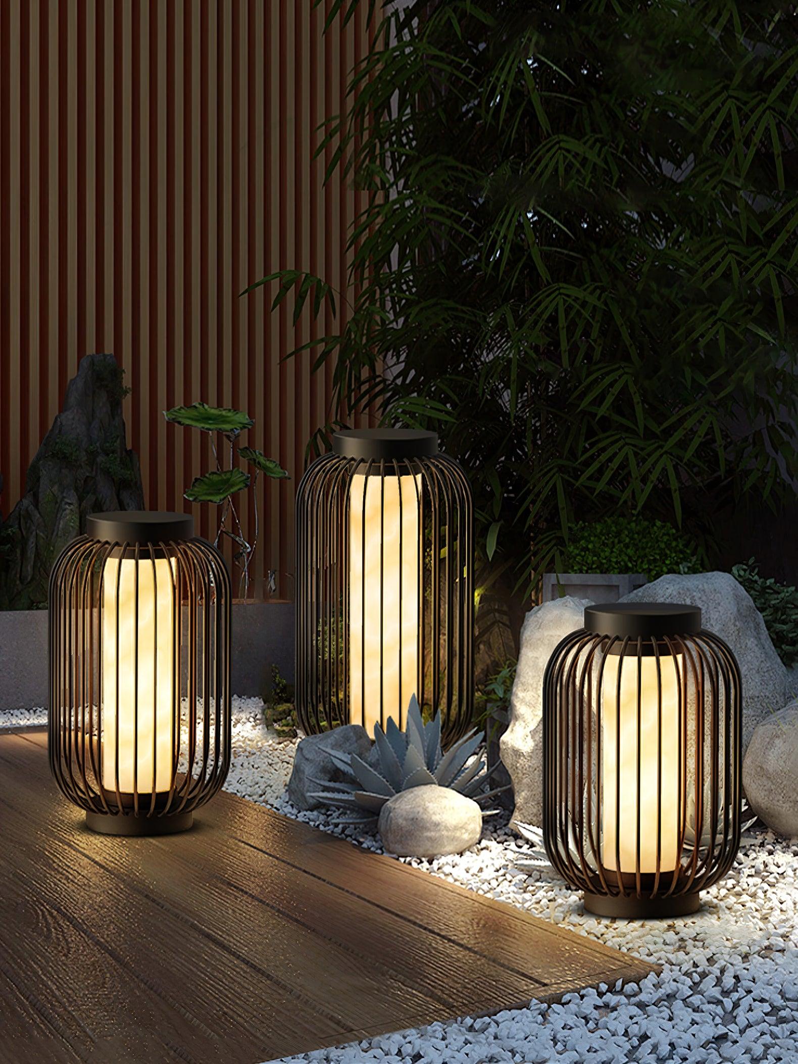 Portable Lantern Outdoor Table Lamp with Solar Panel – Vakkerlight