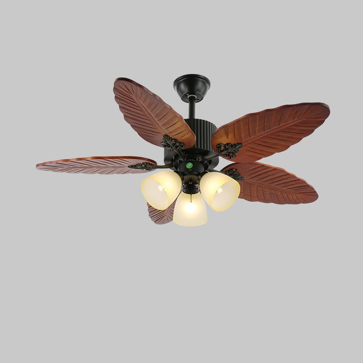 Banana Leaves 48"/52" Ceiling Fan Light - Vakkerlight