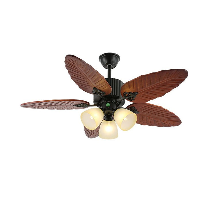 Banana Leaves 48"/52" Ceiling Fan Light - Vakkerlight