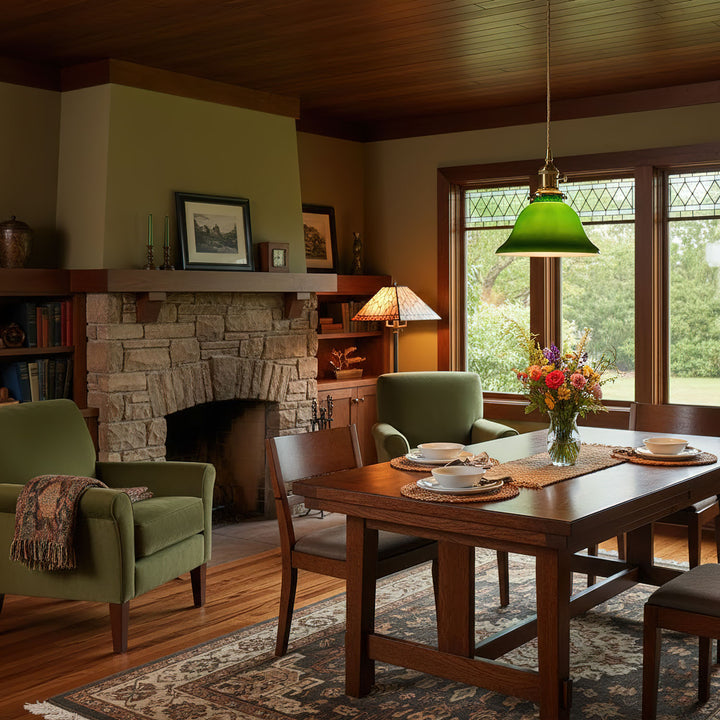 Green Bell Pendant Light - Vakkerlight