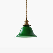 Green Bell Pendant Light