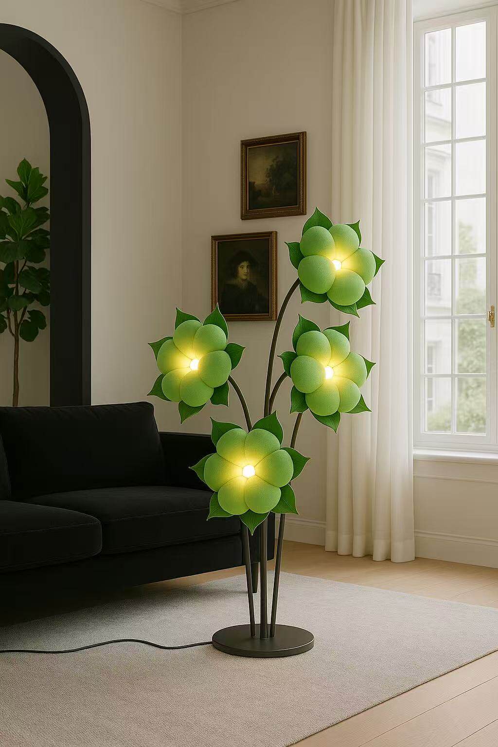 Green Blossom Floor Lamp - Vakkerlight