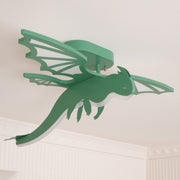Green Dinosaur Ceiling Light