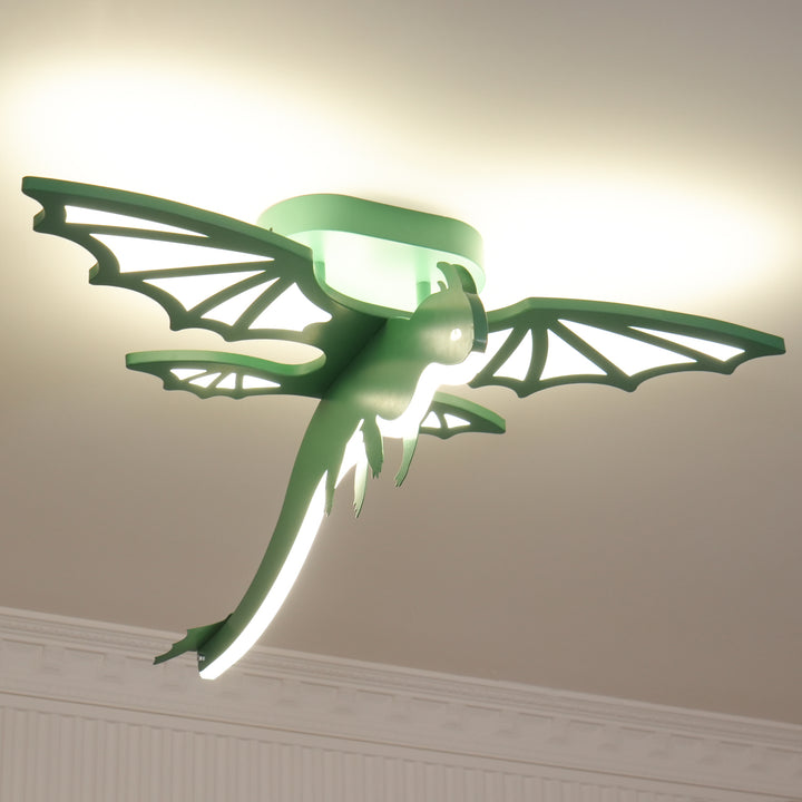 Green Dinosaur Ceiling Light