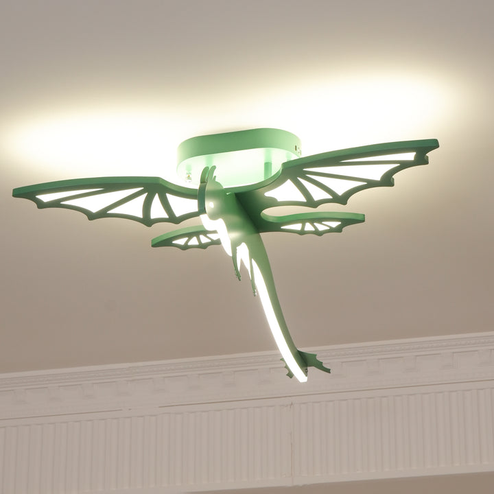 Green Dinosaur Ceiling Light