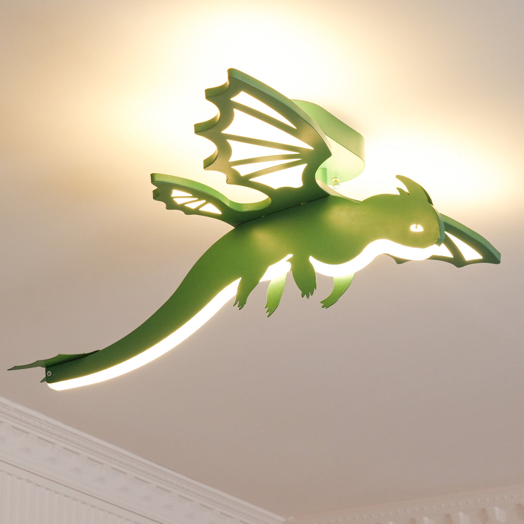 Green Dinosaur Ceiling Light