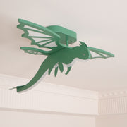 Groene dinosaurus plafondlamp