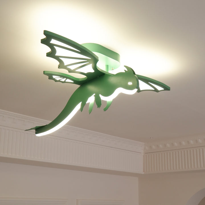 Green Dinosaur Ceiling Light