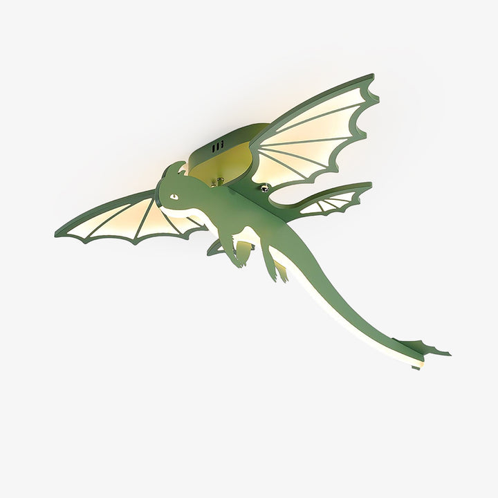 Green Dinosaur Ceiling Light - Vakkerlight