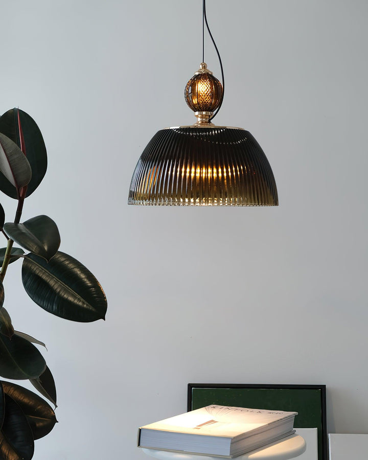 Green Glass Bowl Pendant Lamp - Vakkerlight