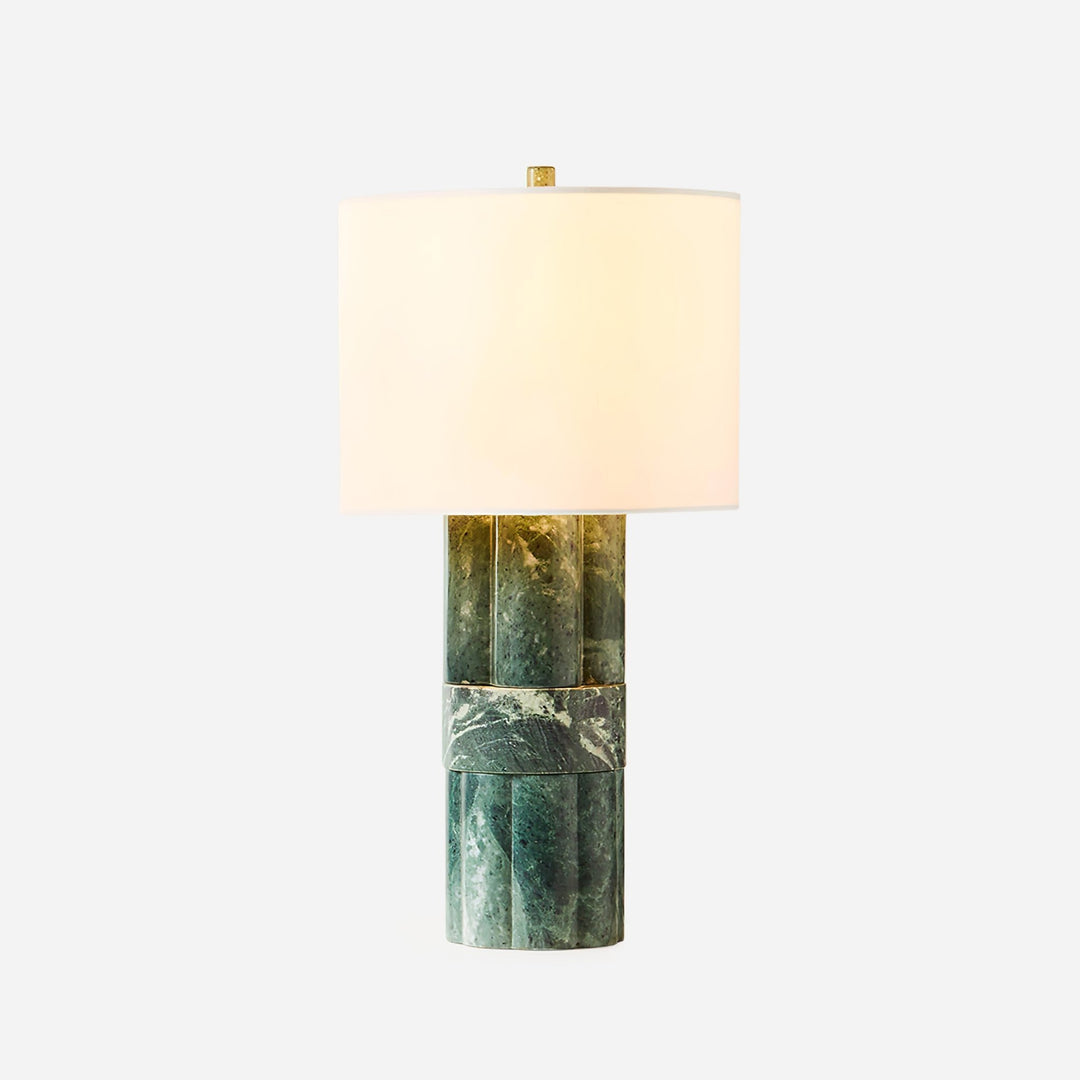 Green Marble Table Lamp - Vakkerlight