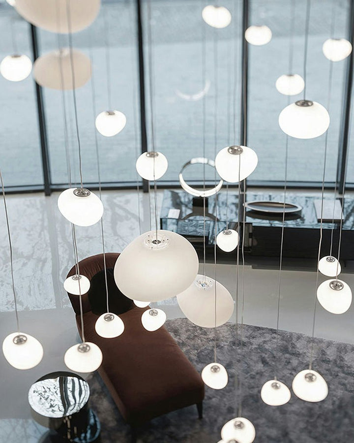 Gregg Stone Shape Glass Pendant Light - Vakkerlight
