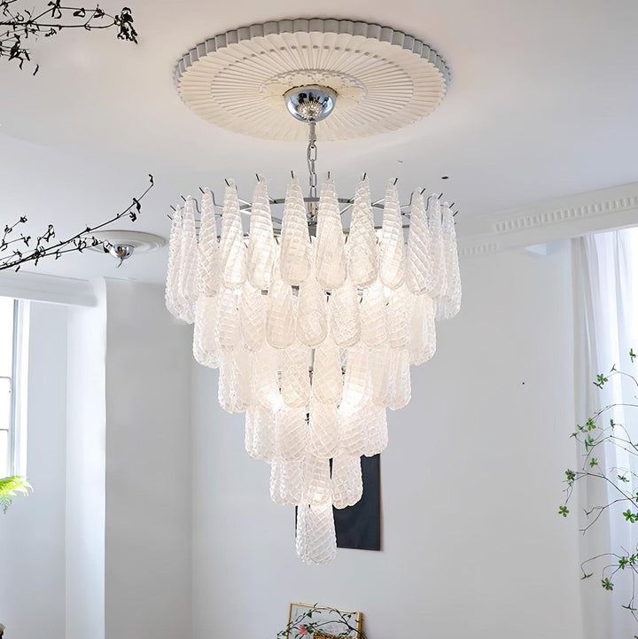 Grid Glass Waterfall Chandelier - Vakkerlight