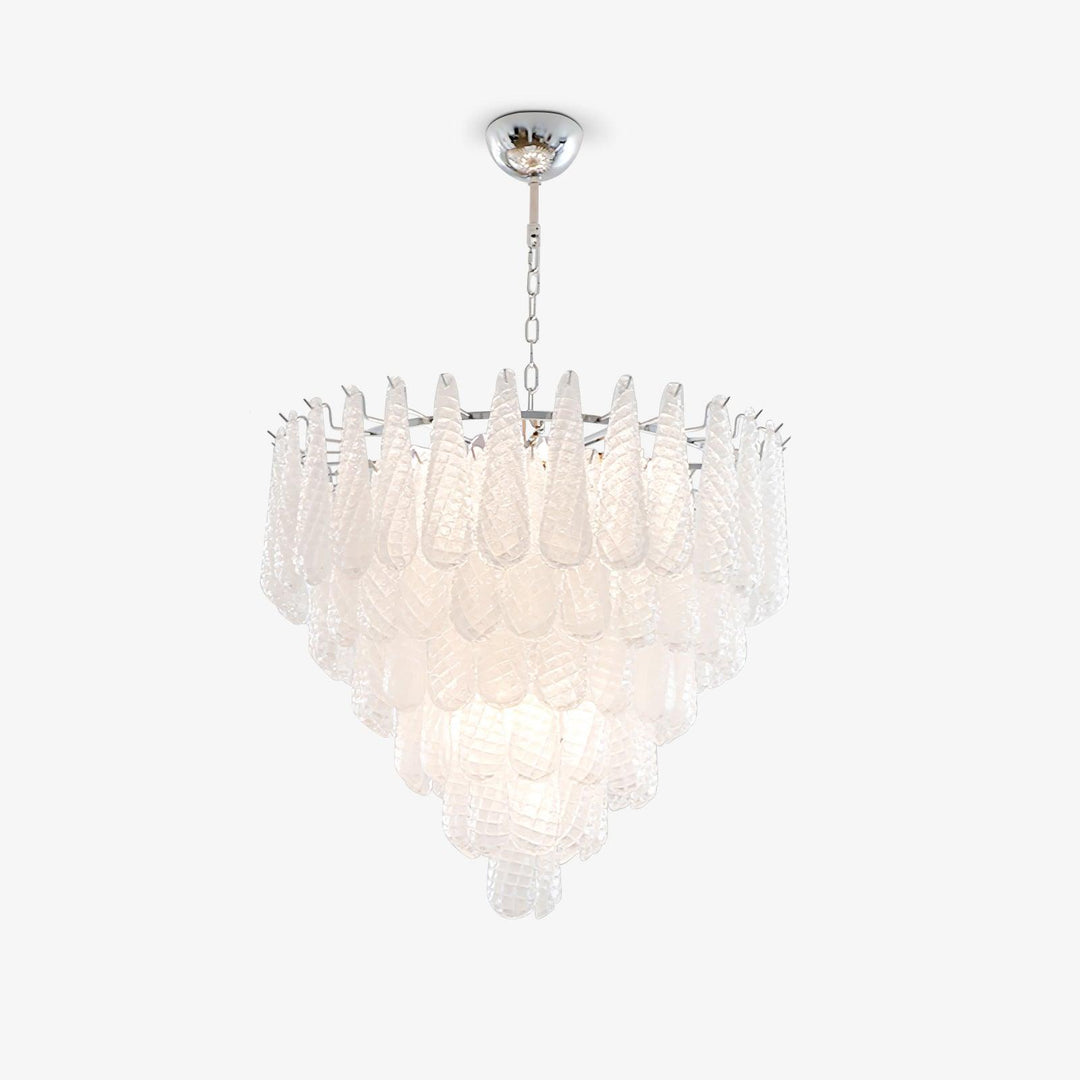 Grid Glass Waterfall Chandelier - Vakkerlight