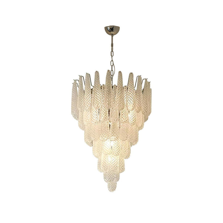 Grid Glass Waterfall Chandelier - Vakkerlight