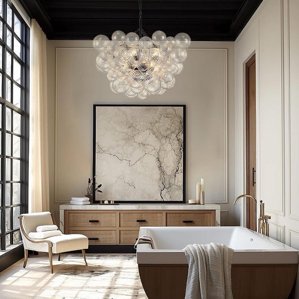 Glass Ball Bubbles Chandelier - Vakkerlight