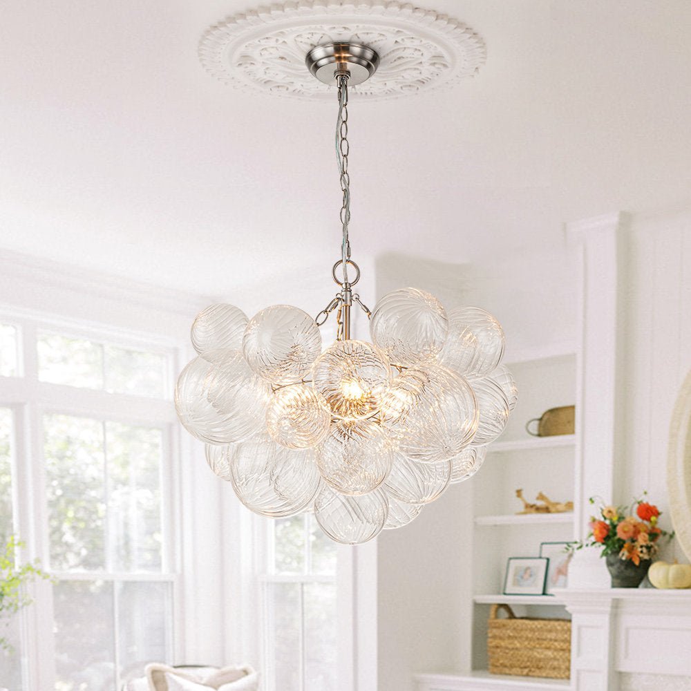 Glass Ball Bubbles Chandelier - Vakkerlight