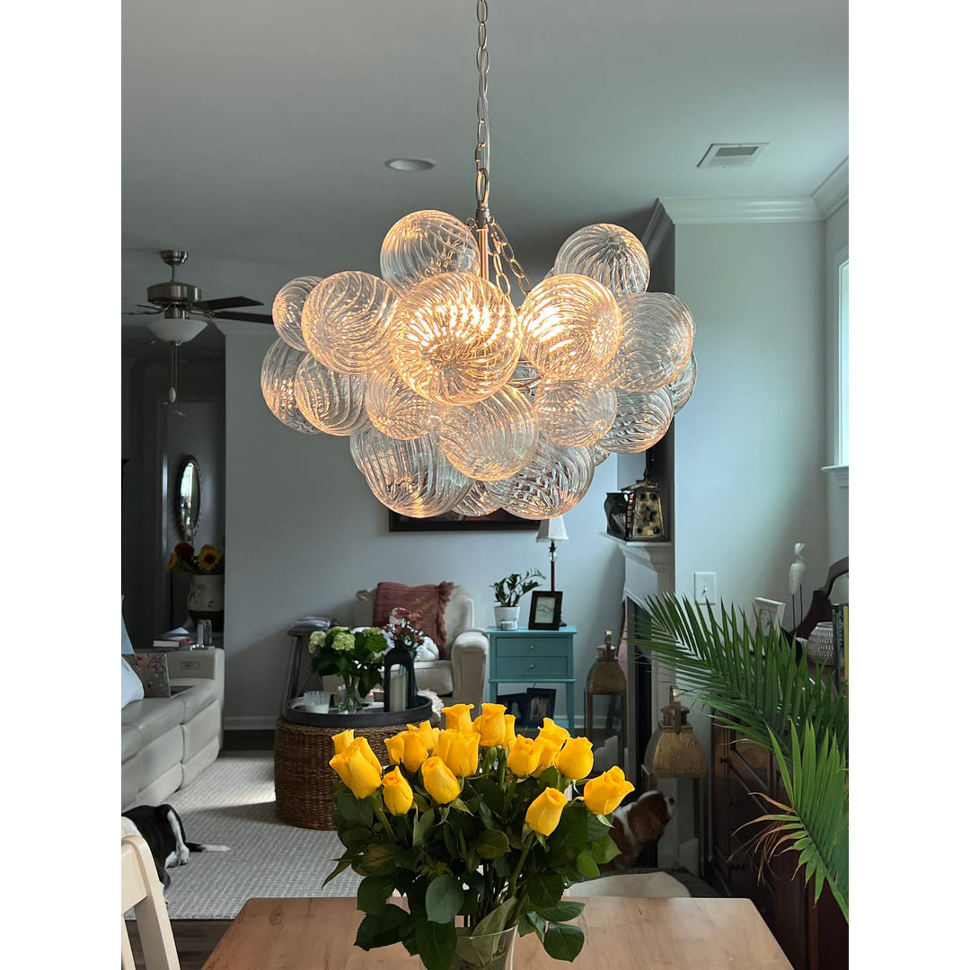 Glass Ball Bubbles Chandelier - Vakkerlight