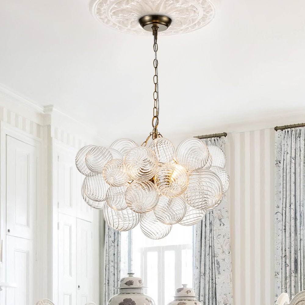 Glass Ball Bubbles Chandelier - Vakkerlight