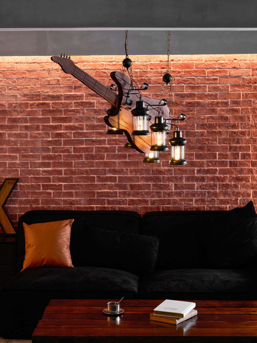 ضوء قلادة الغيتار