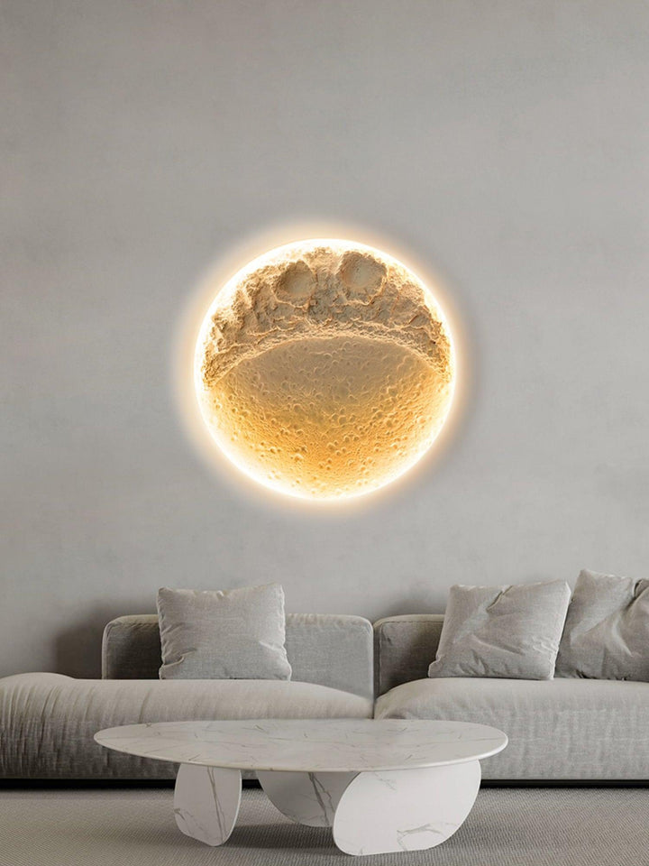 Gypsum Moon Wall Lamp - Vakkerlight