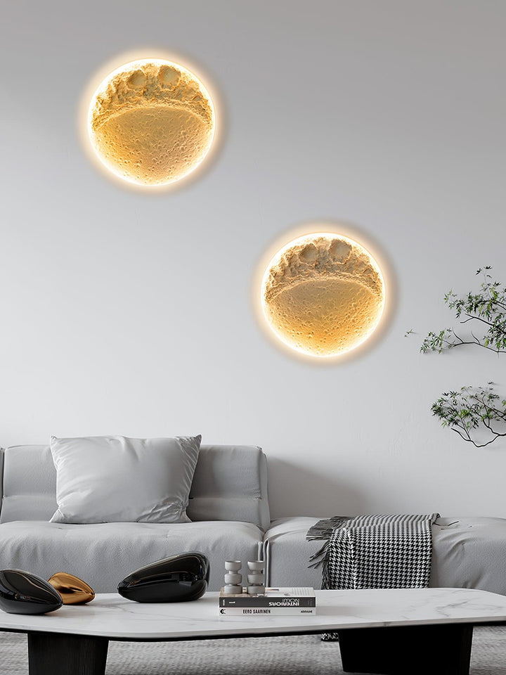 Gypsum Moon Wall Lamp - Vakkerlight