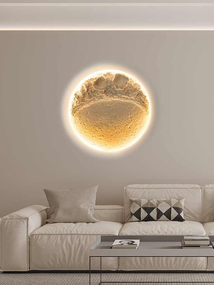 Gypsum Moon Wall Lamp - Vakkerlight