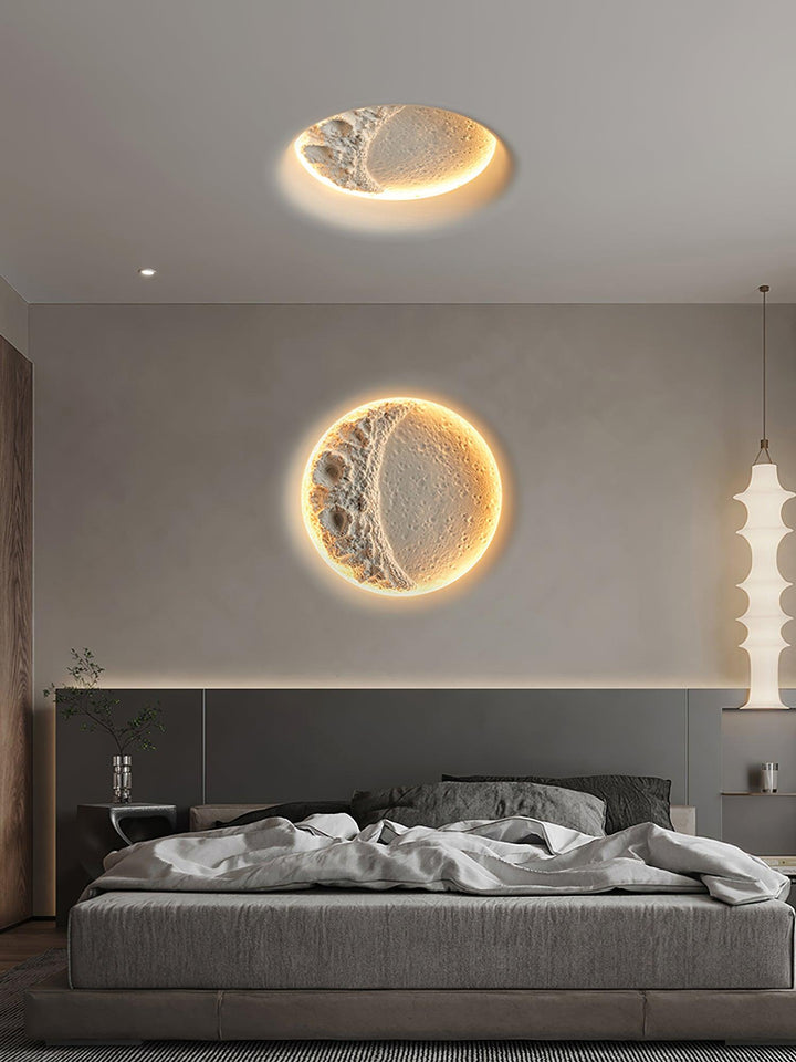 Gypsum Moon Wall Lamp - Vakkerlight