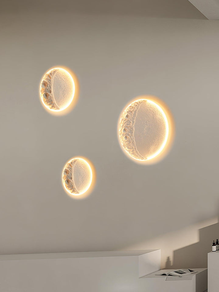 Gypsum Moon Wall Lamp - Vakkerlight